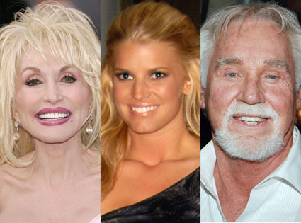Dolly Parton, Jessica Simpson, Kenny Rogers Dolly Parton, Jessica Simpson, Kenny Rogers